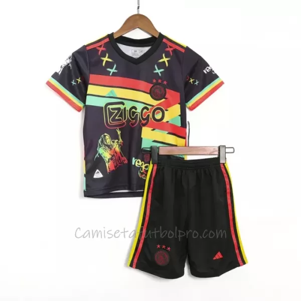 Camiseta AFC Ajax x Bob Marley Niños 23/24 Edición Especial