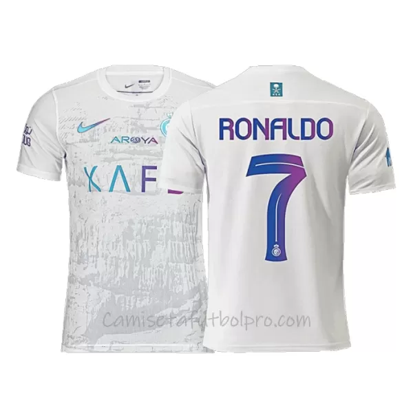 Camiseta Al-Nassr FC Cristiano Ronaldo 7 Hombre 3ª Equipación 23/24