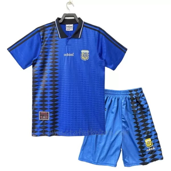 Camiseta Argentina Niños 2ª Equipación Retro 1994