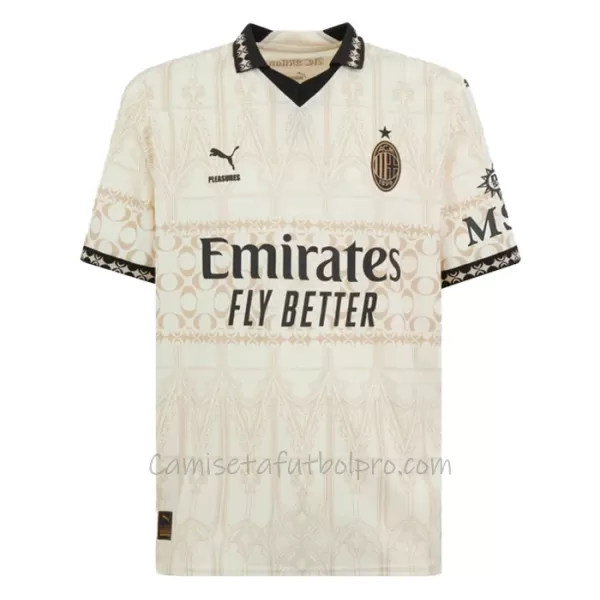 Camiseta AC Milan Niños 4ª Equipación 23/24 Blanco