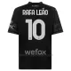 Camiseta AC Milan Rafael Leão 10 Hombre 4ª Equipación 23/24 Negro