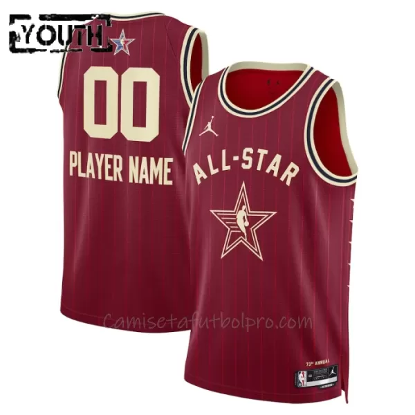 Camiseta de Baloncesto Western Conference All-Star 2024 Swingman Niños Rojo