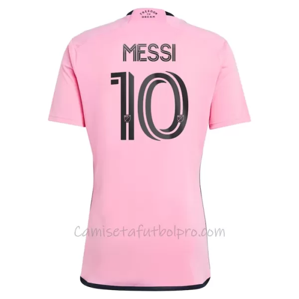 Camiseta Inter Miami CF Lionel Messi 10 Hombre 1ª Equipación 24/25