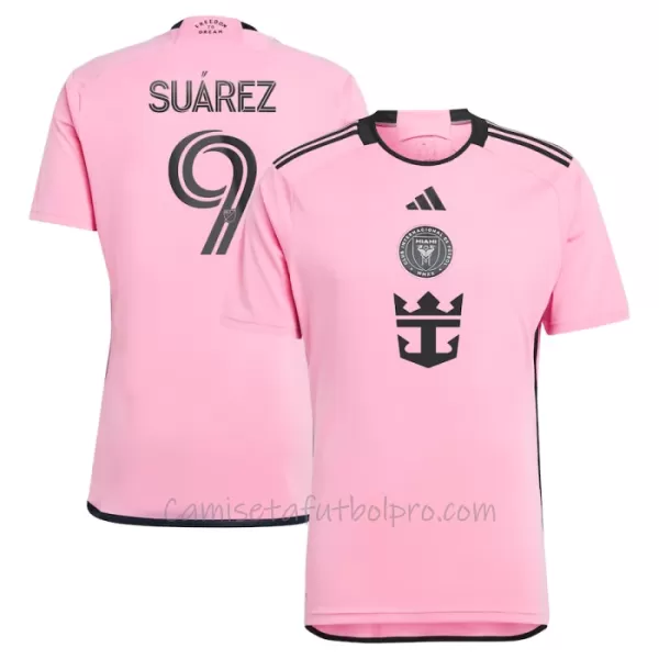 Camiseta Inter Miami CF Luis Suárez 9 Hombre 1ª Equipación 24/25