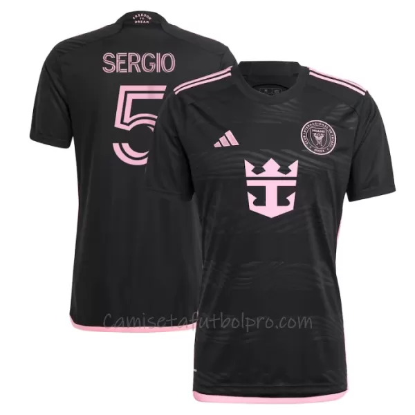 Camiseta Inter Miami CF Sergio Busquets 5 Hombre 2ª Equipación 24/25