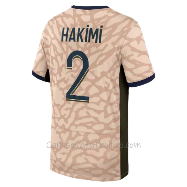 Camiseta Paris Saint-Germain Achraf Hakimi 2 Hombre 4ª Equipación Jordan 23/24