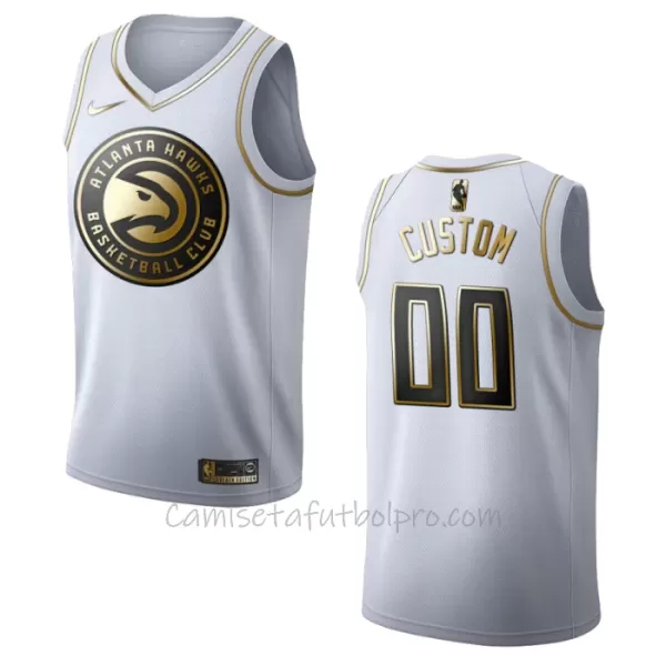 Camiseta de Baloncesto Atlanta Hawks Golden Edition Swingman Blanco