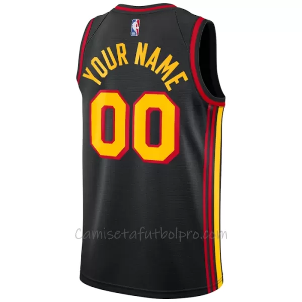 Camiseta de Baloncesto Atlanta Hawks Statement Edition Swingman 2023/24 Negro