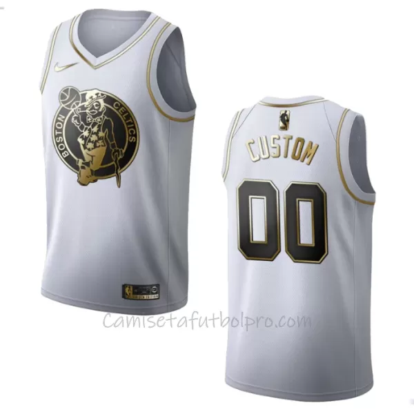 Camiseta de Baloncesto Boston Celtics Golden Edition Swingman Blanco