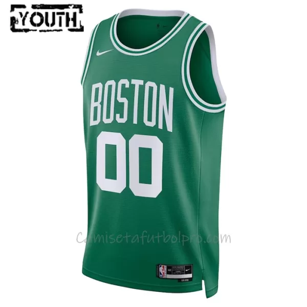 Camiseta de Baloncesto Boston Celtics Icon Edition Swingman 2023/24 Niños Verde