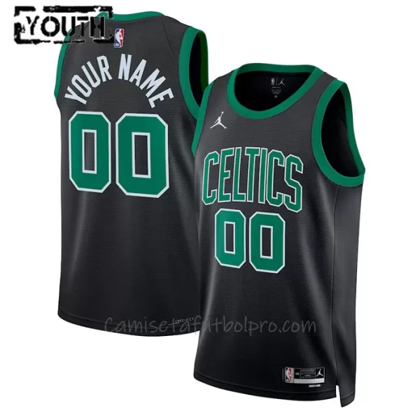 Camiseta de Baloncesto Boston Celtics Statement Edition Swingman 2023/24 Niños Negro