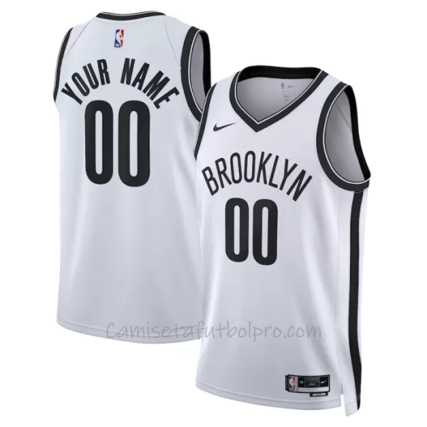 Camiseta de Baloncesto Brooklyn Nets Association Edition Swingman 2023/24 Blanco