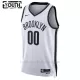 Camiseta de Baloncesto Brooklyn Nets Association Edition Swingman 2023/24 Niños Blanco