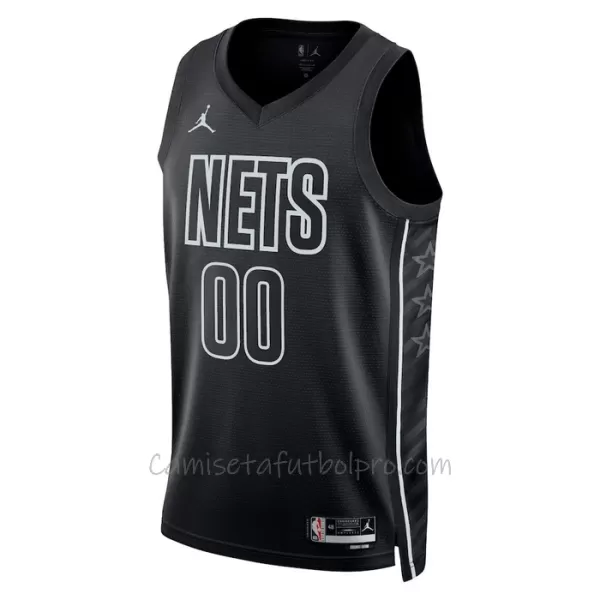 Camiseta de Baloncesto Brooklyn Nets Statement Edition Swingman 2023/24 Negro