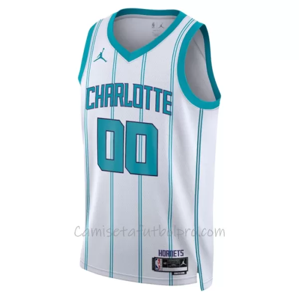 Camiseta de Baloncesto Charlotte Hornets Association Edition Swingman 2023/24 Blanco