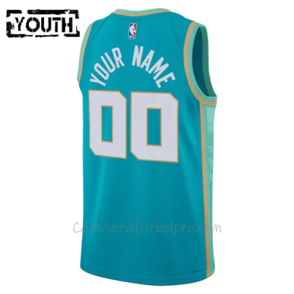 Camiseta de Baloncesto Charlotte Hornets City Edition Swingman 2023/24 Niños Teal