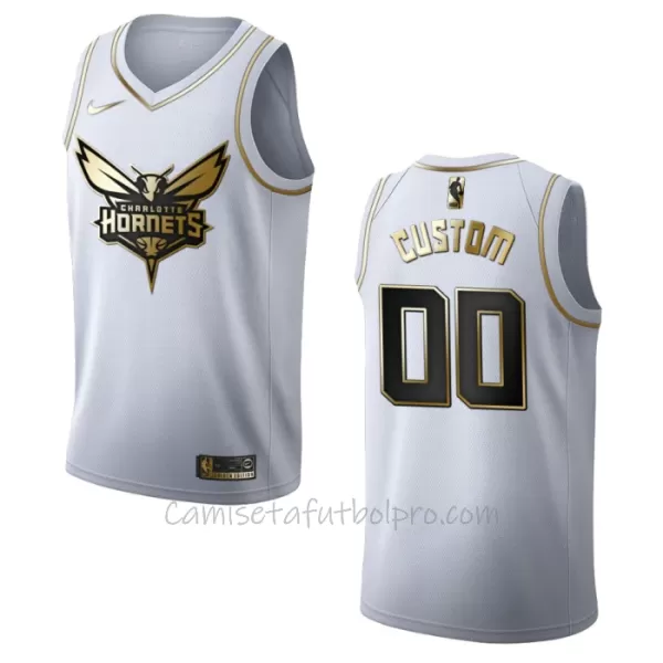 Camiseta de Baloncesto Charlotte Hornets Golden Edition Swingman Blanco