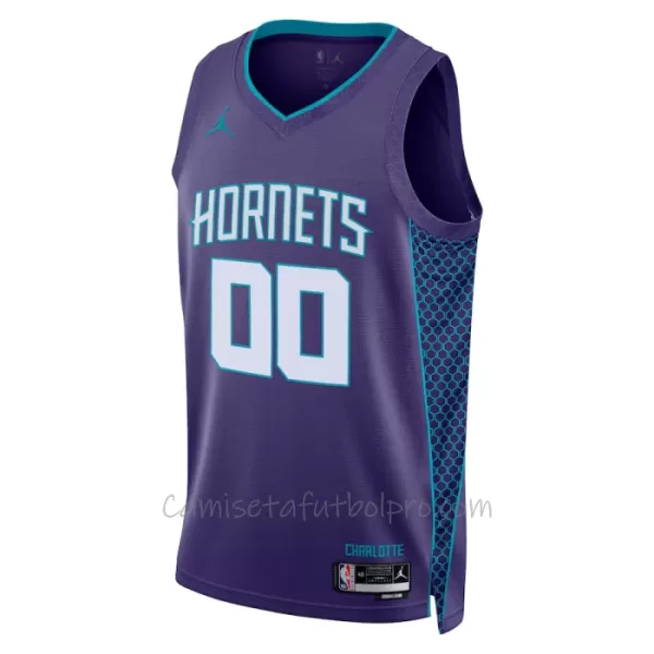 Camiseta de Baloncesto Charlotte Hornets Statement Edition Swingman 2023/24 Morado