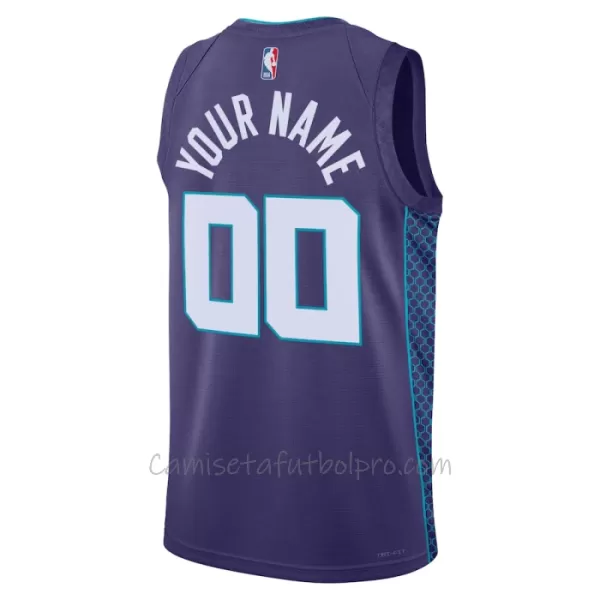 Camiseta de Baloncesto Charlotte Hornets Statement Edition Swingman 2023/24 Morado