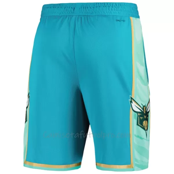 Shorts de Baloncesto Charlotte Hornets City Edition Swingman Teal