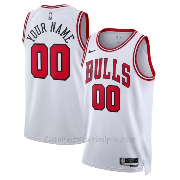 Camiseta de Baloncesto Chicago Bulls Association Edition Swingman 2023/24 Blanco