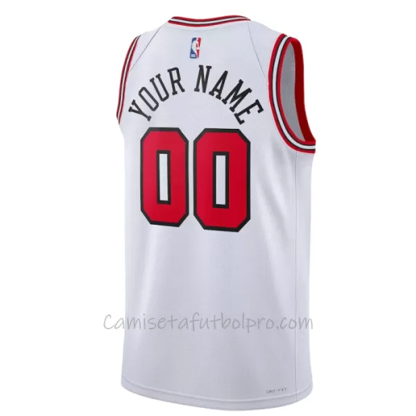 Camiseta de Baloncesto Chicago Bulls Association Edition Swingman 2023/24 Blanco