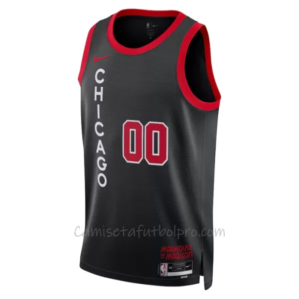 Camiseta de Baloncesto Chicago Bulls City Edition Swingman 2023/24 Negro