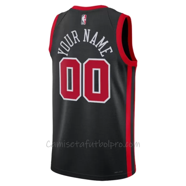 Camiseta de Baloncesto Chicago Bulls City Edition Swingman 2023/24 Negro