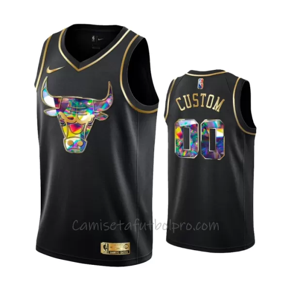 Camiseta de Baloncesto Chicago Bulls Diamond Edition Swingman Negro