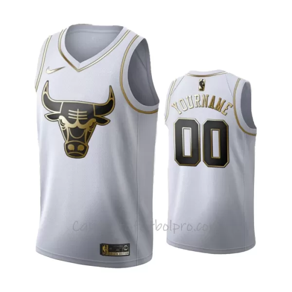 Camiseta de Baloncesto Chicago Bulls Golden Edition Swingman Blanco