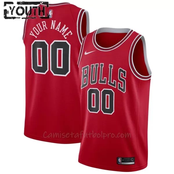 Camiseta de Baloncesto Chicago Bulls Icon Edition Swingman 2023/24 Niños Rojo