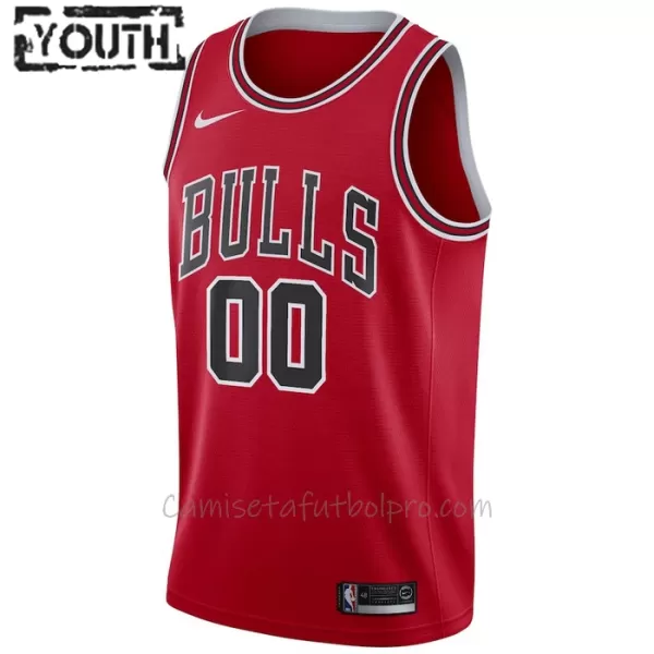 Camiseta de Baloncesto Chicago Bulls Icon Edition Swingman 2023/24 Niños Rojo