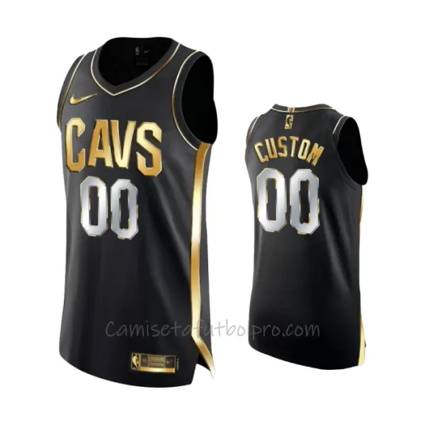 Camiseta de Baloncesto Cleveland Cavaliers Golden Edition Swingman Negro