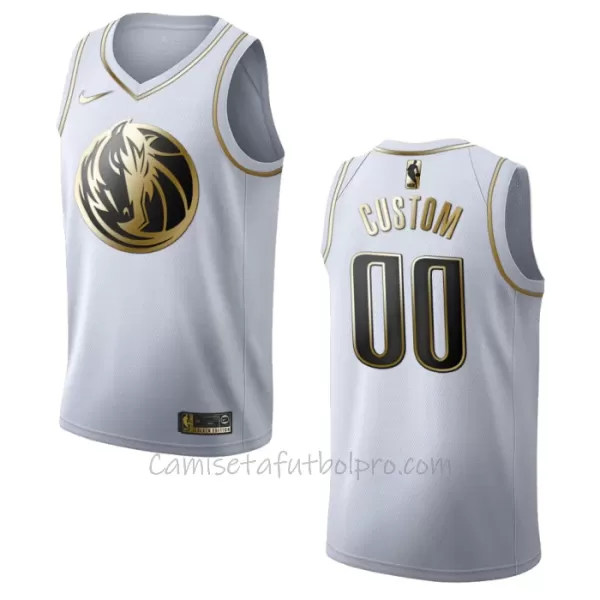 Camiseta de Baloncesto Dallas Mavericks Golden Edition Swingman Blanco