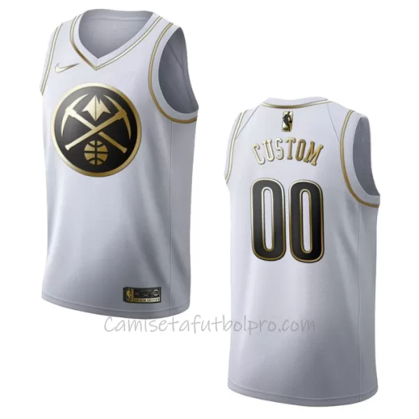 Camiseta de Baloncesto Denver Nuggets Golden Edition Swingman Blanco