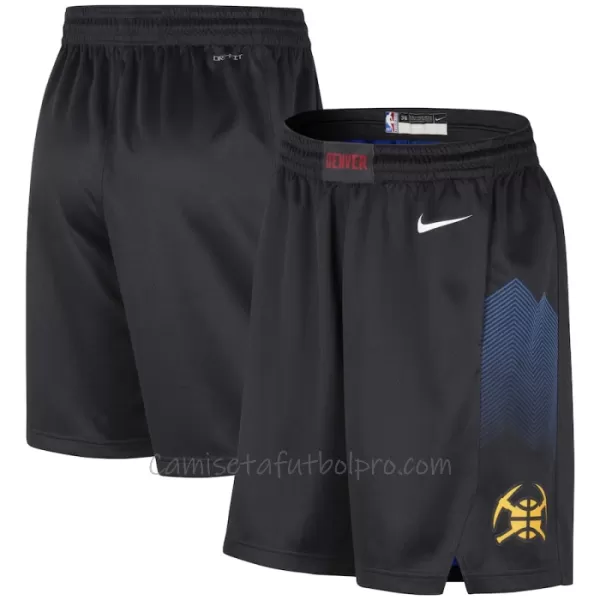 Shorts de Baloncesto Denver Nuggets City Edition Swingman