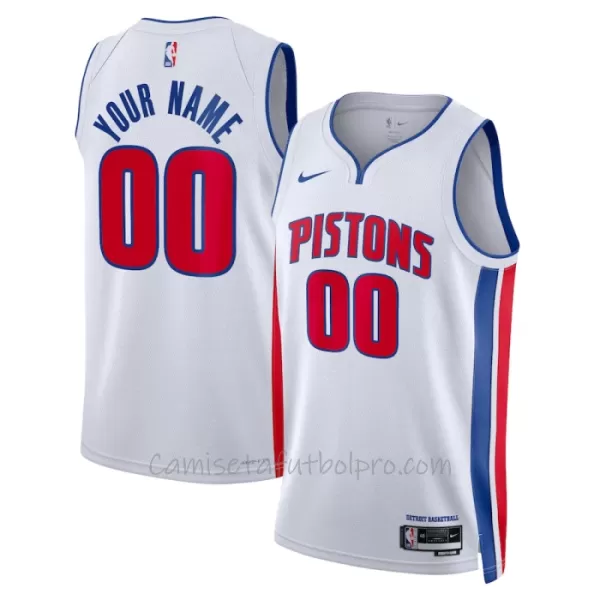 Camiseta de Baloncesto Detroit Pistons Association Edition Swingman 2023/24 Blanco