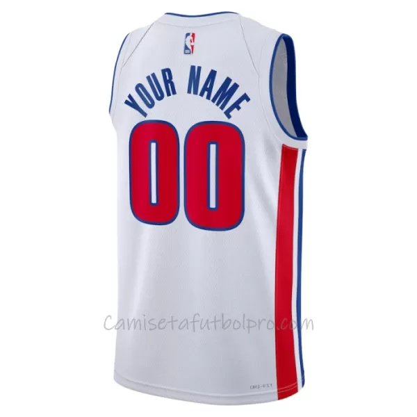 Camiseta de Baloncesto Detroit Pistons Association Edition Swingman 2023/24 Blanco