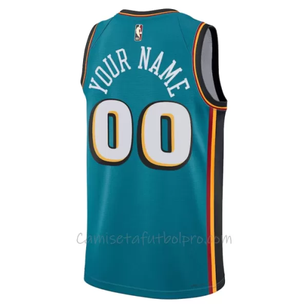 Camiseta de Baloncesto Detroit Pistons Classic Edition Swingman Teal