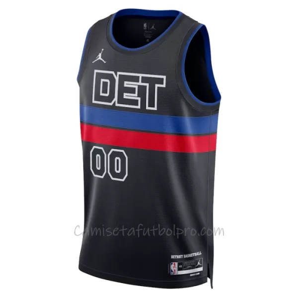 Camiseta de Baloncesto Detroit Pistons Statement Edition Swingman 2023/24 Negro