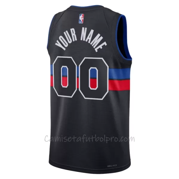 Camiseta de Baloncesto Detroit Pistons Statement Edition Swingman 2023/24 Negro