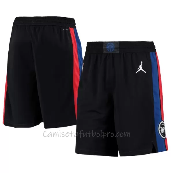 Shorts de Baloncesto Detroit Pistons Statement Edition Swingman