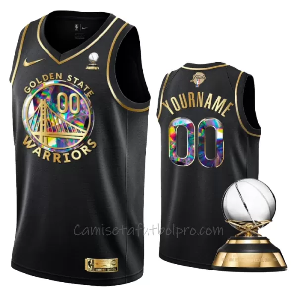 Camiseta de Baloncesto Golden State Warriors Diamond Edition Swingman Negro