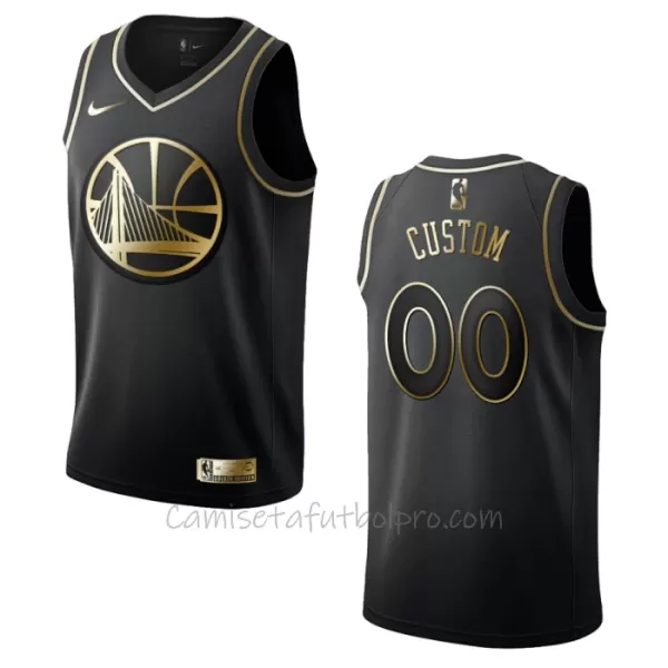 Camiseta de Baloncesto Golden State Warriors Golden Edition Swingman 2023/24 Negro