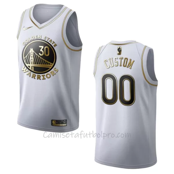 Camiseta de Baloncesto Golden State Warriors Golden Edition Swingman Blanco