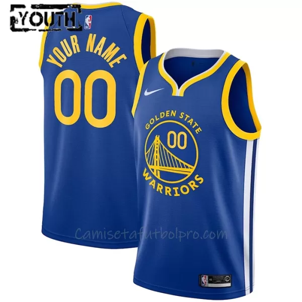 Camiseta de Baloncesto Golden State Warriors Icon Edition Swingman 2023/24 Niños Azul