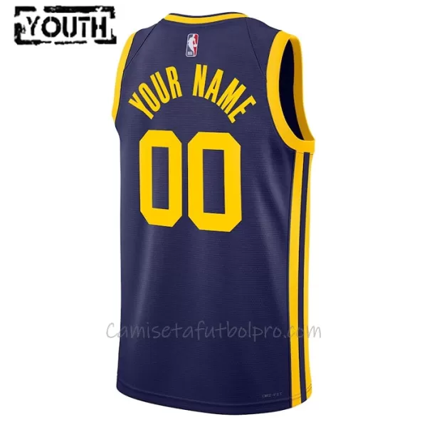 Camiseta de Baloncesto Golden State Warriors Statement Edition Swingman 2023/24 Niños Navy