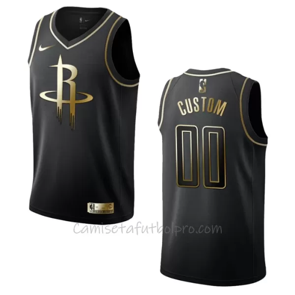 Camiseta de Baloncesto Houston Rockets Golden Edition Swingman Negro