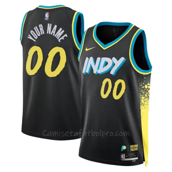 Camiseta de Baloncesto Indiana Pacers City Edition Swingman 2023/24 Negro