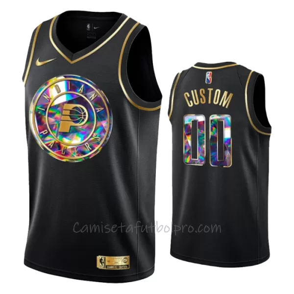 Camiseta de Baloncesto Indiana Pacers Diamond Edition Swingman 2023/24 Negro